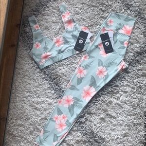 NWT glyder workout matching set